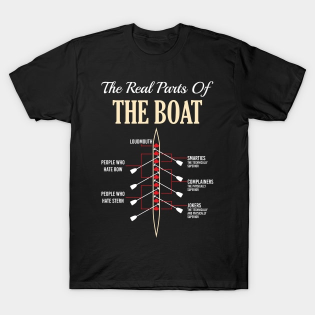 Funny Boating T-Shirt - Rowing Paddling Paddlers Shirts and Gifts T-Shirt by Shirtbubble